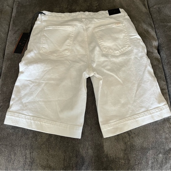 JEN 7 by 7 For All Mankind White Bermuda Shorts 8 - Picture 15 of 15